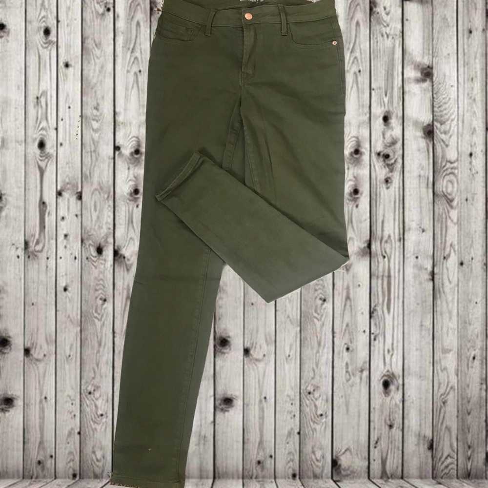 Olive Green Skinny Jeans